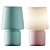 Colorful Glass Table Lamps - 21cm 3D model small image 1