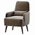 Contemporary Italian Ray Chair: Perfect for Modern Interiors 3D model small image 2