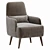 Contemporary Italian Ray Chair: Perfect for Modern Interiors 3D model small image 3