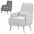 Contemporary Italian Ray Chair: Perfect for Modern Interiors 3D model small image 6