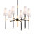 Antique Bronze Bowery Chandelier 3D model small image 1
