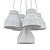 Albert Cluster Pendant Lamp 3D model small image 2