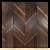 Modern Wood Wall Panel 58 3D model small image 1