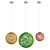 Natural Hemp Ball Pendant Lights 3D model small image 5