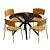 Retro-inspired Calligaris Chair 3D model small image 2