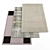 Modern Rugs Set - High Resolution Textures 3D model small image 1