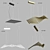 Wave Profile Pendant Light 3D model small image 1