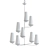 Elegant Vertical Chandelier 3D model small image 2