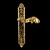 Exquisite Handcrafted Brass Door Handle 3D model small image 2