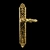 Exquisite Handcrafted Brass Door Handle 3D model small image 3
