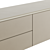 Fendi Stone Edge Low Cabinet: Elegant Sycamore TV Stand 3D model small image 7