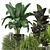  Foliage Finesse: Indoor Plants in Ferm Living Bau Pot 3D model small image 5