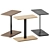 Sleek Serra Low Wooden Table 3D model small image 1