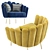Modern Madison Armchair by Cazarina Interiors 3D model small image 10