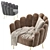 Modern Madison Armchair by Cazarina Interiors 3D model small image 13