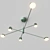 Modern Green Pendant Light 3D model small image 1