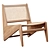 Heaps & Woods Jean Lounge Chair 3D model small image 8