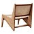 Heaps & Woods Jean Lounge Chair 3D model small image 9