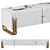 Elegant Console: MDF & Marble 3D model small image 2