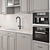 Neo Classic Gray & White Kitchen Set 3D model small image 2