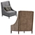 Elegant Monaco Armchair Ensuring Lasting Comfort 3D model small image 5