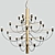 FLOS 2097 Replica Chandelier 3D model small image 1