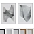 Modern Abstract Picture Frame Set 3D model small image 1