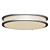 Minimalist White Ceiling Light with Nickel Finish 3D model small image 2