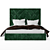 Premium Slumber Haven Bed 3D model small image 4