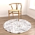 Round Rugs Set with Variations 3D model small image 2