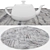 Round Rugs Set with Variations 3D model small image 4