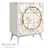 Artisanal Chest of Drawers: Vintage-inspired Handcrafted Design 3D model small image 1