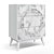 Artisanal Chest of Drawers: Vintage-inspired Handcrafted Design 3D model small image 6