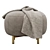 Cozy Pouf Buddy with Plaid 3D model small image 5