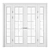 Versatile Door Partition: White, Gray, Blue 3D model small image 2