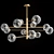 Crystal Lux Marzo Bronze Pendant 3D model small image 1