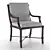 Aristo Cast Aluminum Dining Chair 3D model small image 4