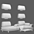 Modern Sofa: Sleek Design for Contemporary Living 3D model small image 2