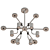 Elegance Ceiling Chandelier 3D model small image 4