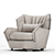 Elegant Hemingway Armchair: Visionnaire Collection 3D model small image 7