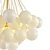 Bubble Cloud Chandelier: Aliexpress Gold Pendant 3D model small image 2