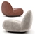 Pacha Lounge Chair: Comfort in Style 3D model small image 2