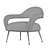 Eichholtz Lombardi Chair: Stylish and Sleek 3D model small image 3