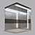 Versatile Elevator Cabinets: 6 Compact Options 3D model small image 4