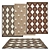 Versatile Set of 6 Rugs 3D model small image 1