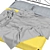 Elegant Viola Bed by Tenero 3D model small image 3