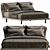 Sleek Molteni Azul Sofa: Modern Comfort for Any Space 3D model small image 2