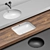 Elegant Cielo Washbasin Set 3D model small image 1