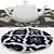 Versatile Set of 8 Rugs 3D model small image 3