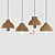 Rattan Pendant Lamp with Bird Accents 3D model small image 6